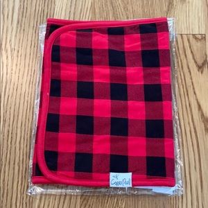 Cotton Pearl Buffalo Plaid Burp Cloth